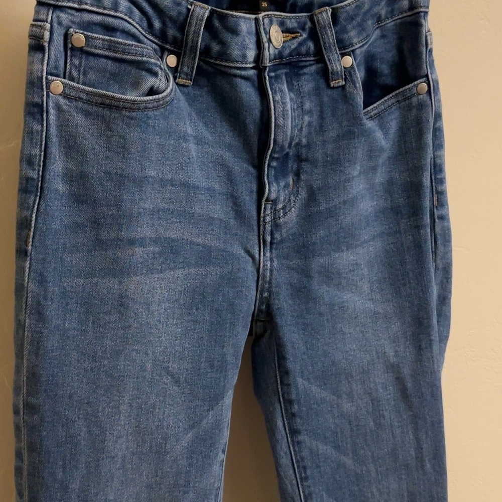 Quince Women's Flare Jeans in Light Blue - Picture 6 of 7